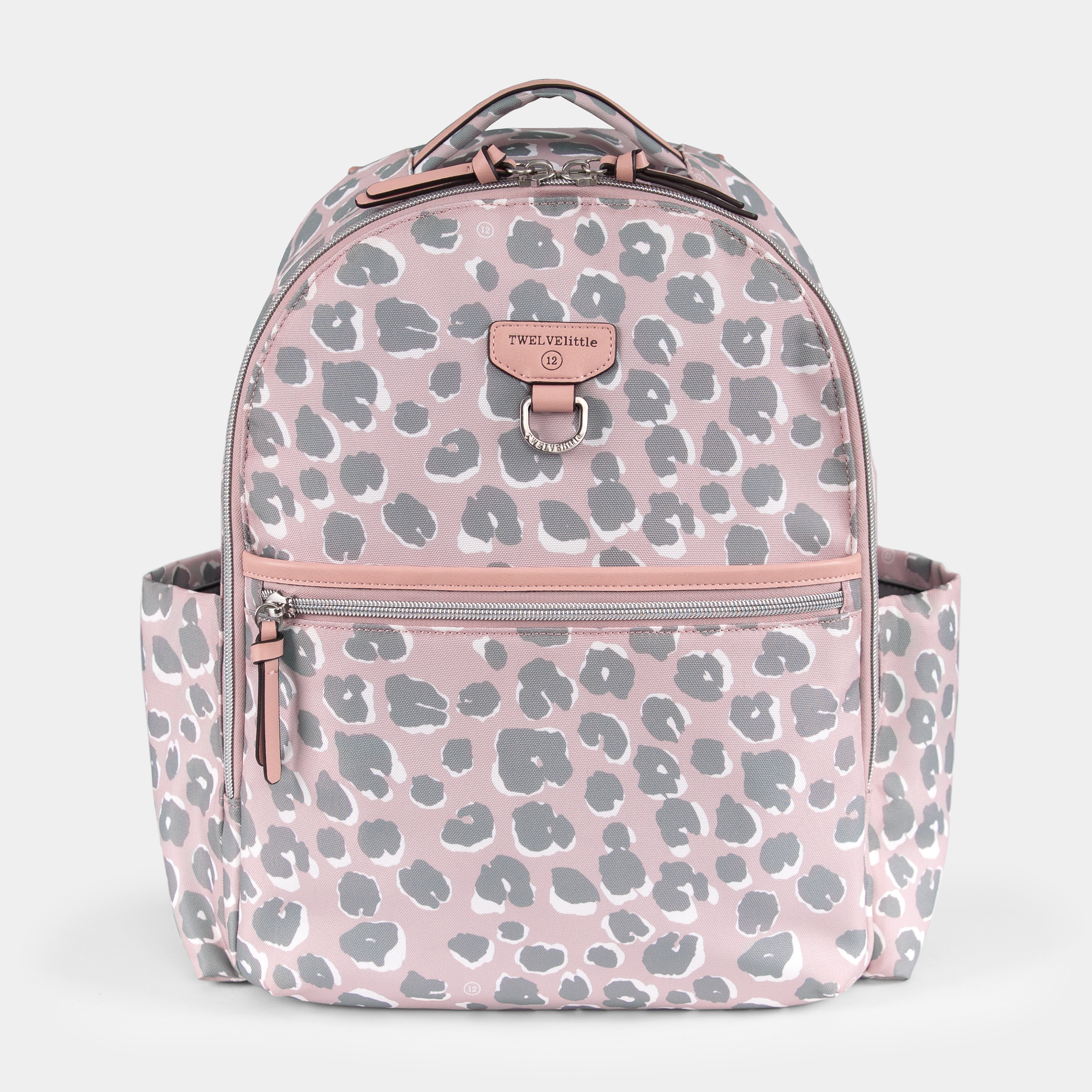 Furla Pink Leopard Print Mini Backpack Pink Leopard Print Backpack Personalized School Bag Girl  main image 2