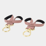 On-The-Go Diaper Bag Stroller Clips 2.0 in Mauve