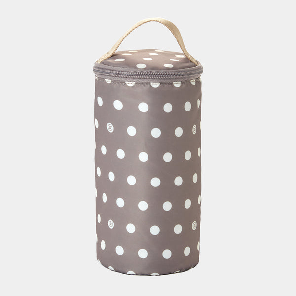 Insulated Bottle Pouch in Polk Dot