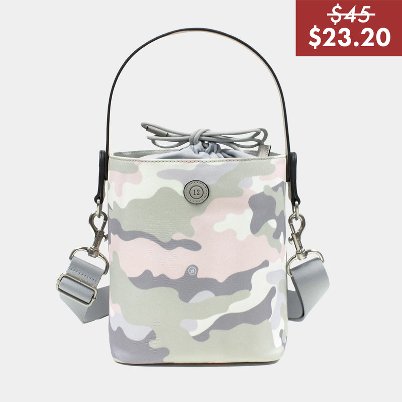 On-The-Go Insulated Bottle Bag in Blush Camo