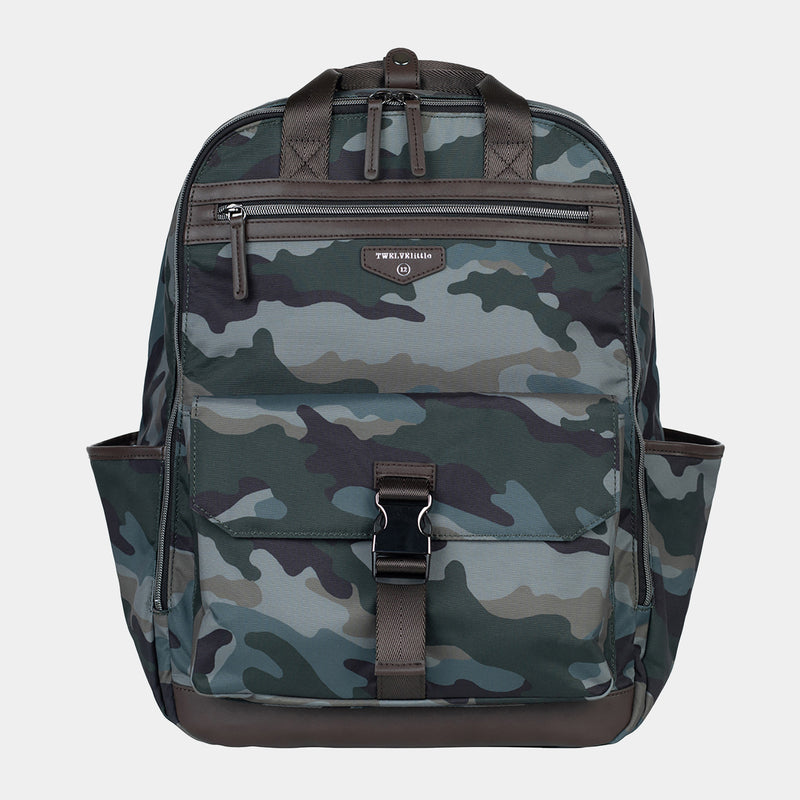 Unisex Courage Diaper Bag Backpack in Camo Print 2.0