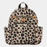 Little Companion Diaper Bag Backpack in Leopard Print 2.0
