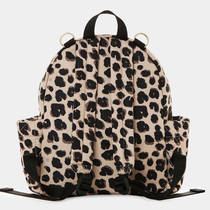 Little Companion Diaper Bag Backpack in Leopard Print 2.0