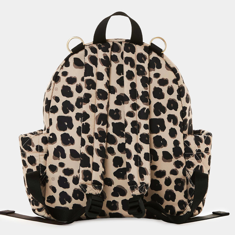 asos mini suede leopard print backpack Little Companion Diaper Bag Backpack in Leopard Print 2.0 – TWELVElittle