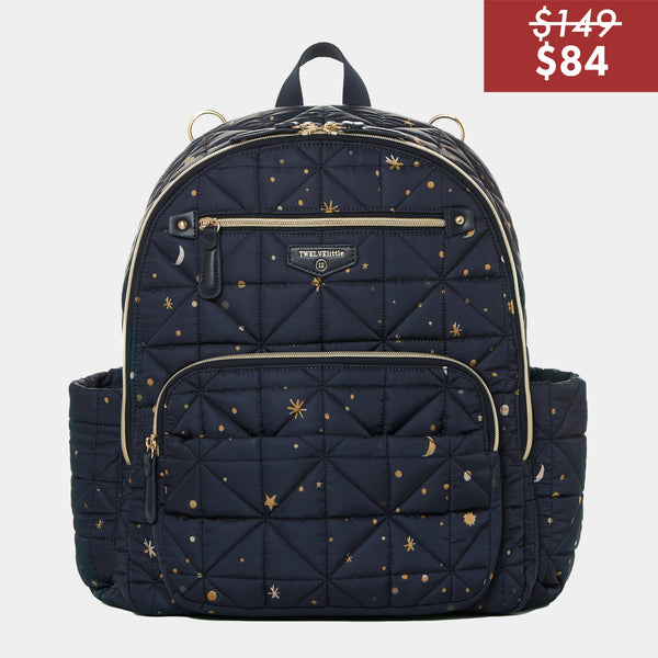 Companion Diaper Bag Backpack in Midnight Print 3.0