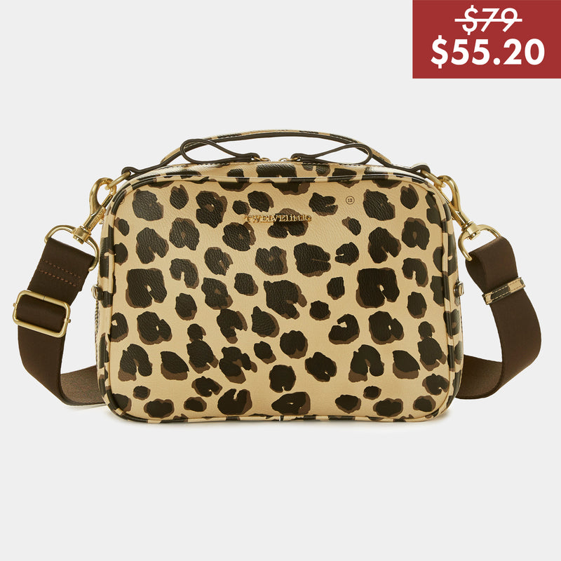 Luxe Diaper Clutch in Leopard Print