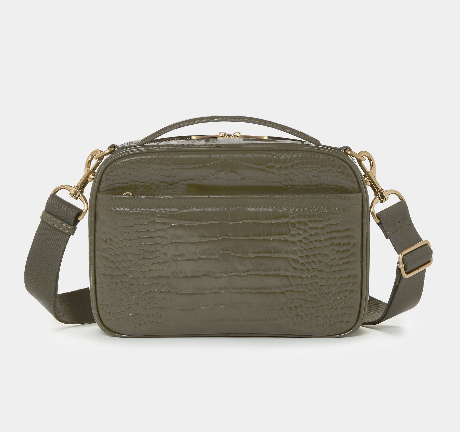 Luxe Diaper Clutch in Olive Croc – TWELVElittle