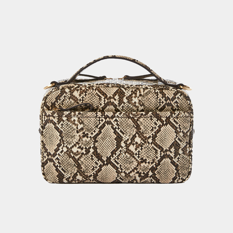 Luxe Diaper Clutch for Diaper Bag in Embossed Snake