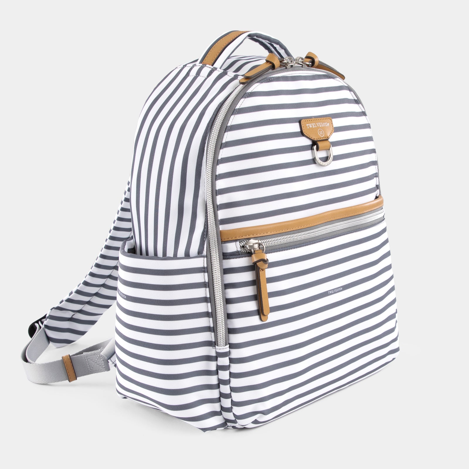 Midi-Go Diaper Bag Backpack in Stripe – TWELVElittle display picture 2