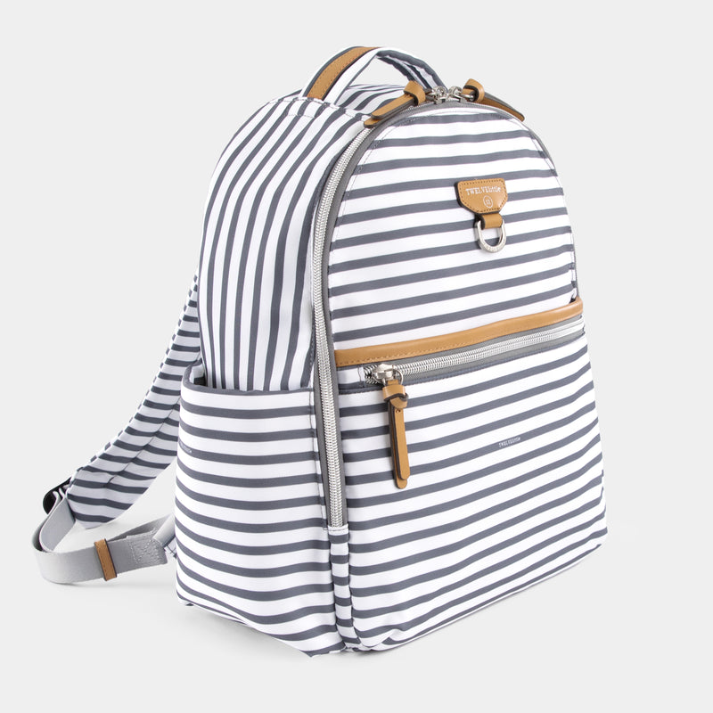 Midi-Go Diaper Bag Backpack in Stripe