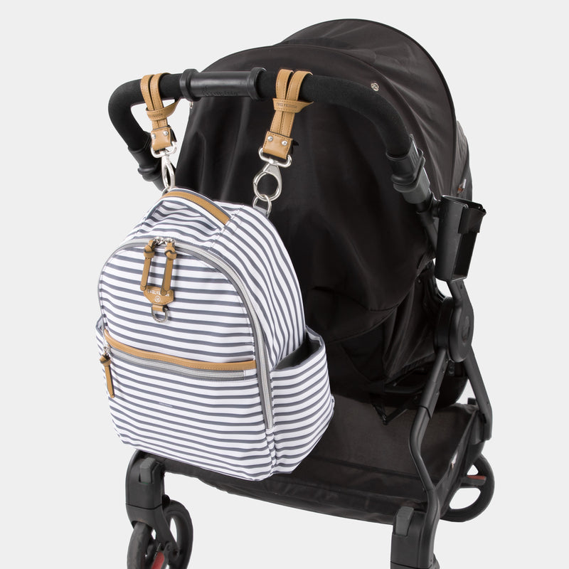 Midi-Go Diaper Bag Backpack in Stripe