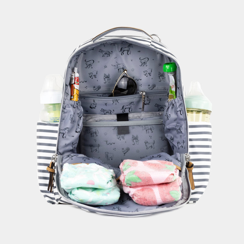 Midi-Go Diaper Bag Backpack in Stripe