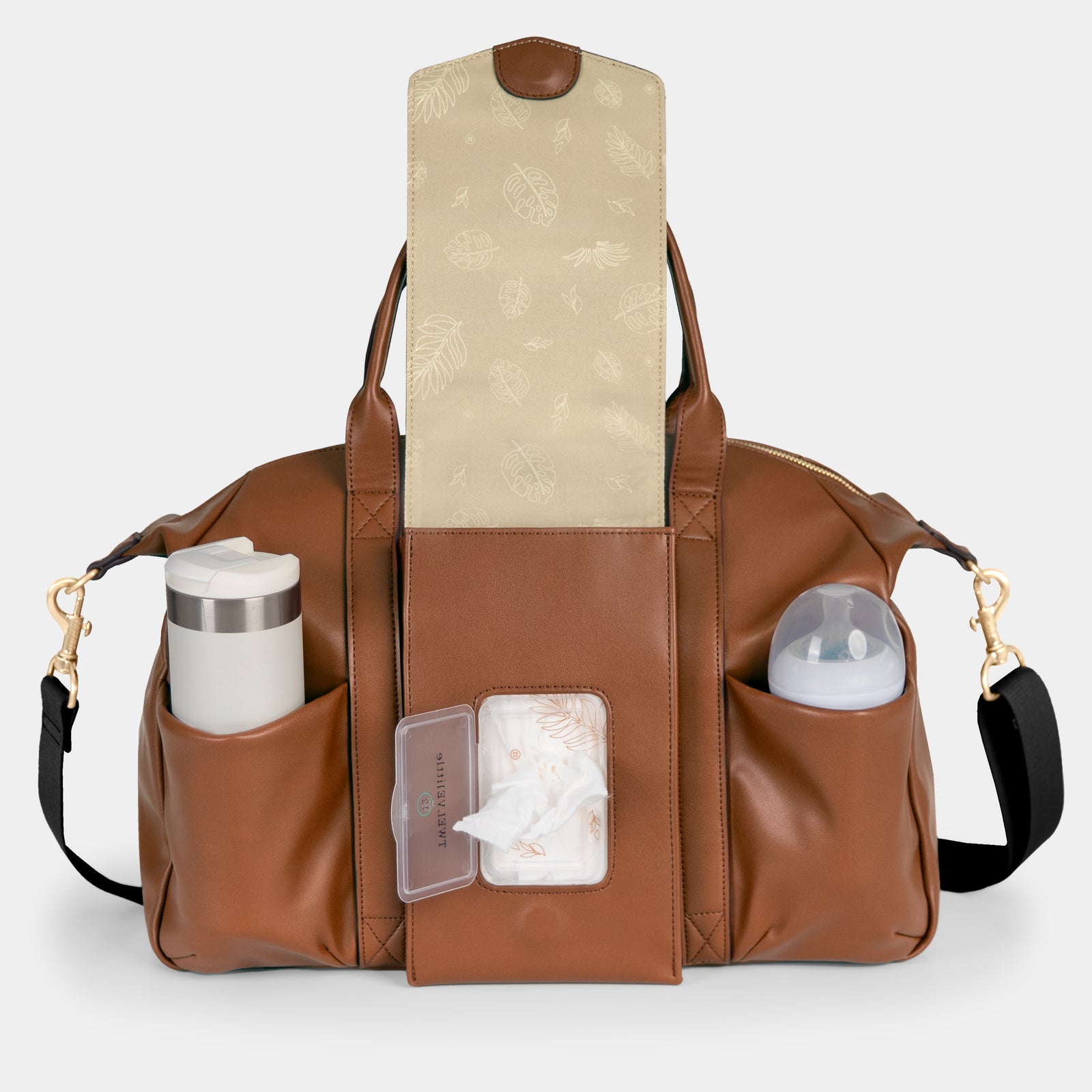 Peek-A-Boo Satchel in Toffee | TWELVElittle