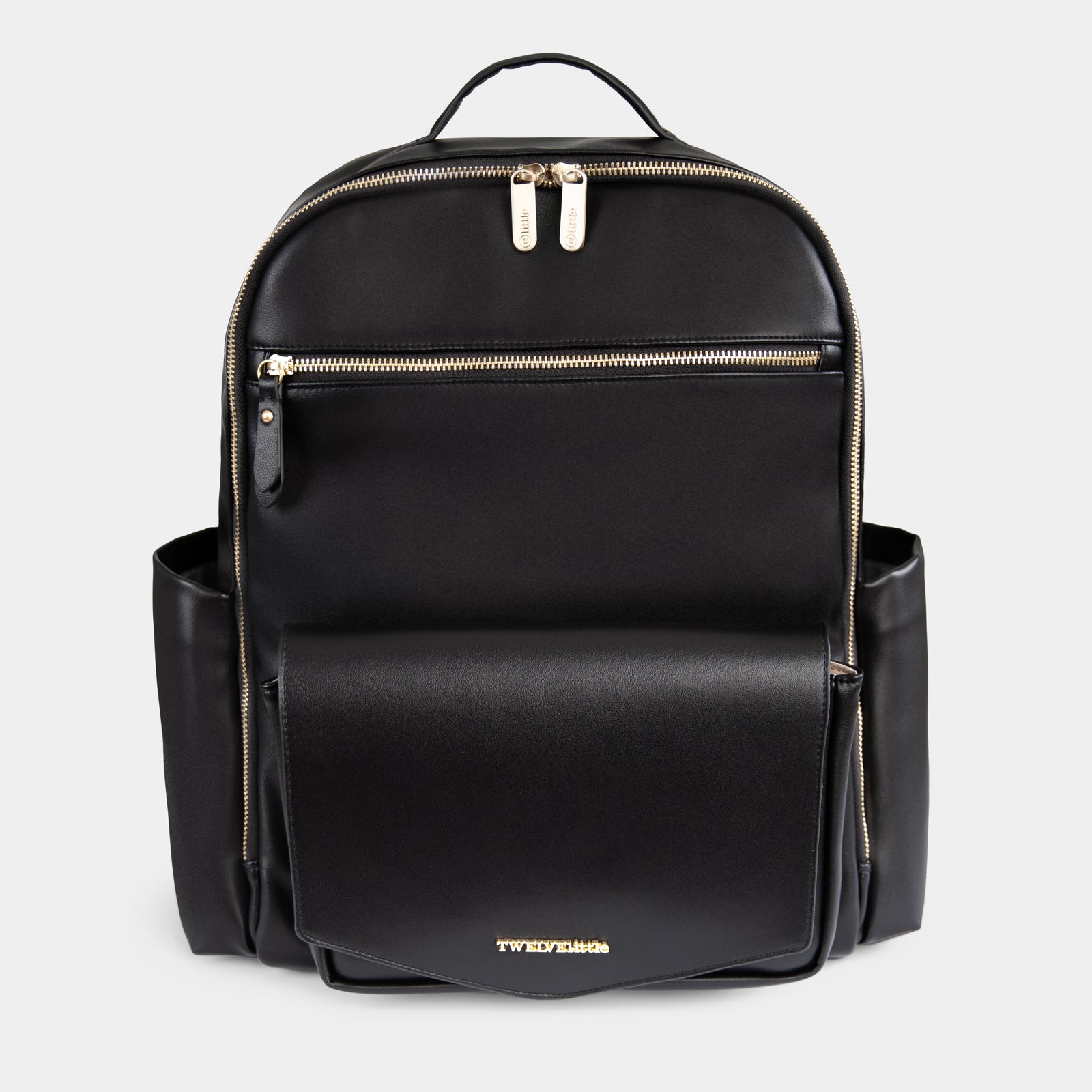 Peek-A-Boo Vegan Leather Diaper Bag Backpack 2.0 in Black – TWELVElittle Peek-A-Boo Vegan Leather Diaper Bag Backpack 2.0 in Black – TWELVElittle