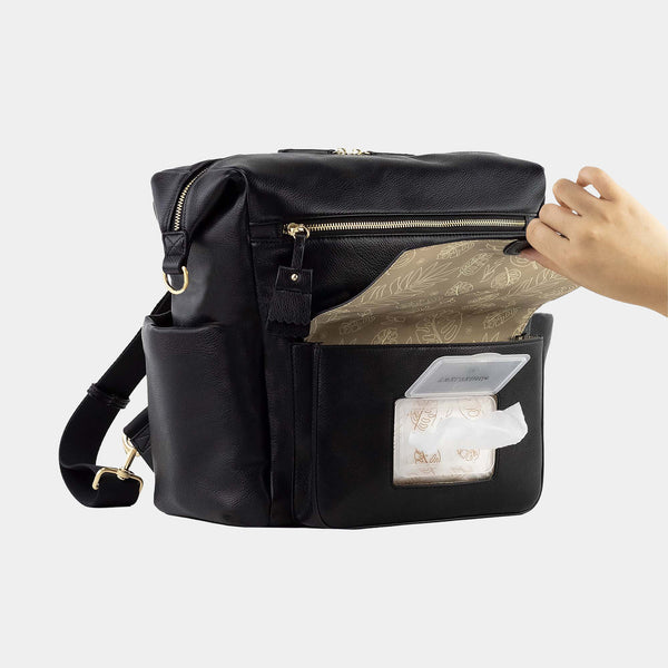 hobo mini backpack Peek-A-Boo Vegan Leather Convertible 2.0 in Black while still looking great HOBO Emily Convertible Backpack, Black,