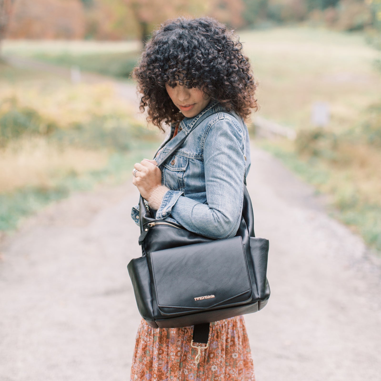 HOBO Inked Hide Collector’s Edition 2018 Feathers Convertible Backpack Bag Purse Small Hobo Handbag, Dark Hide with Wool Accent – H&M Ranch Store main image 3