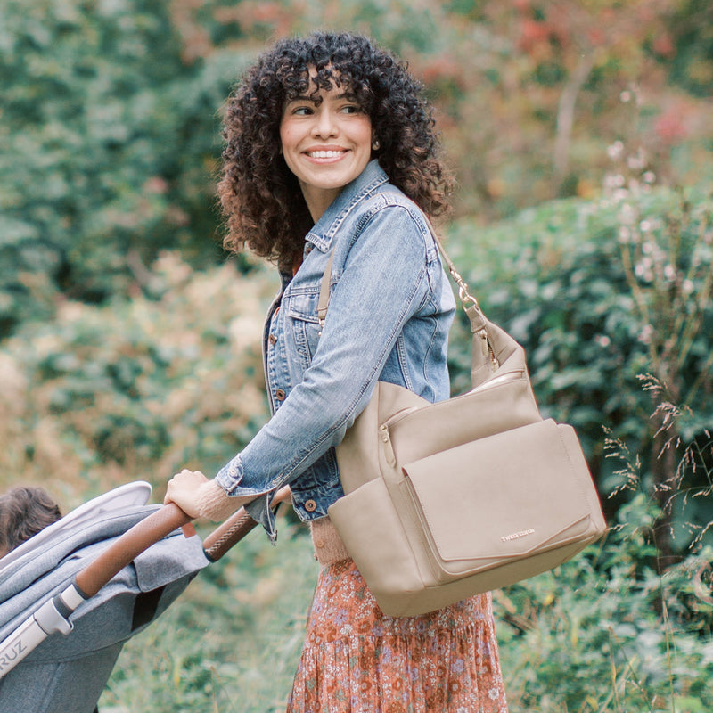 Peek-A-Boo Vegan Leather Convertible Hobo Backpack 2.0 in Taupe – TWELVElittle Peek-A-Boo Vegan Leather Convertible Hobo Backpack 2.0 in Taupe – TWELVElittle