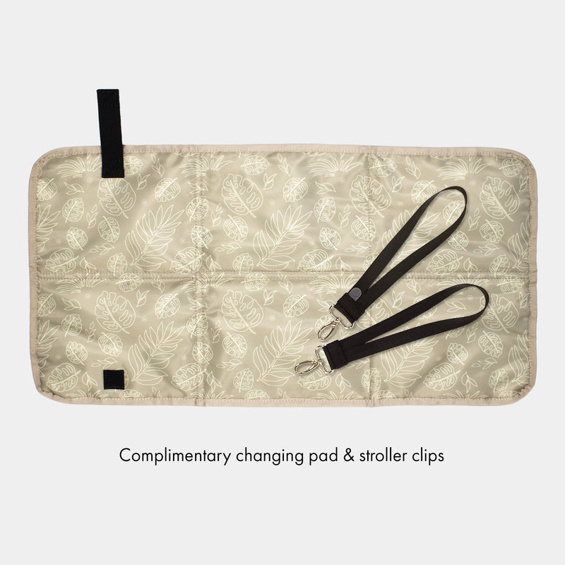 baby boom traveler hobo tote diaper bag Peek-A-Boo Diaper Bag Hobo Backpack in Latte