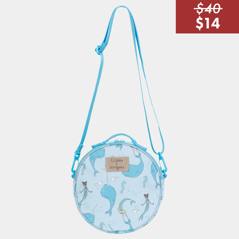 Under-the-Sea Round bag in Blue