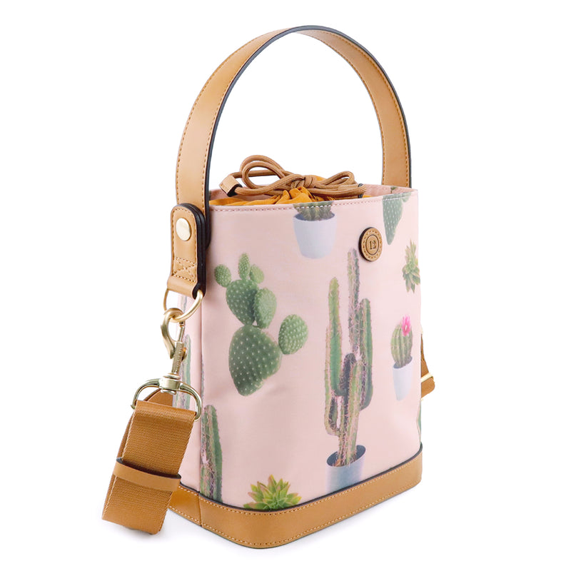 On-The-Go Bottle Bag in Cactus Print