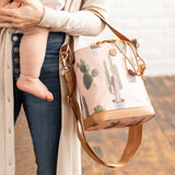 On-The-Go Bottle Bag in Cactus Print